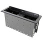 StarTech.com BOX4MODULE organizer per cavi Scrivania Scatola portacavi Nero 1 pz