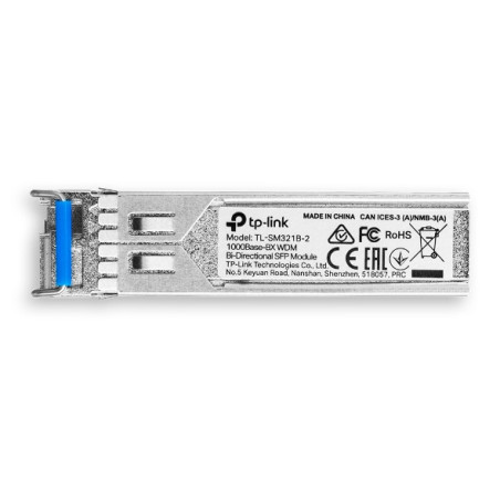 TP-Link TL-SM321B modulo del ricetrasmettitore di rete Fibra ottica 1250 Mbit/s SFP