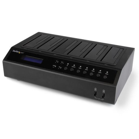 StarTech.com Dock Duplicatore Disco Rigido HDD USB 3.0   eSATA a 6 Bay - HDD  SSD 1 5 Cloner   Eraser