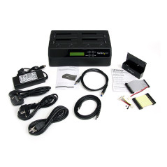 StarTech.com Docking Station per Hard Disk a 4 Slot - Duplicatore ed Eraser USB 3.0 eSATA per SSD HDD SATA - Dock Standalone