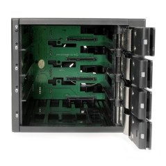 StarTech.com Sistema Backplane mobile per rack hot-swap portatili a 4 bay alloggiamenti per HDD SAS II   SATA III 3,5" - 6 Gbps