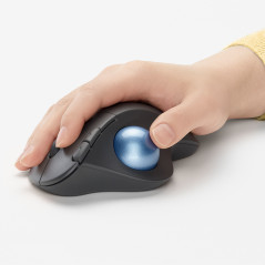 Logitech ERGO M575 for Business mouse Ufficio Mano destra RF senza fili + Bluetooth Trackball 2000 DPI