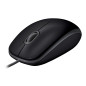 Logitech B110 Silent mouse Ufficio Ambidestro USB tipo A Ottico 1000 DPI