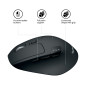 Logitech M720 mouse Ufficio Mano destra RF senza fili + Bluetooth Ottico 1000 DPI