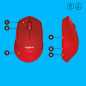 Logitech M330 Silent Plus mouse Ufficio Mano destra RF Wireless Meccanico 1000 DPI