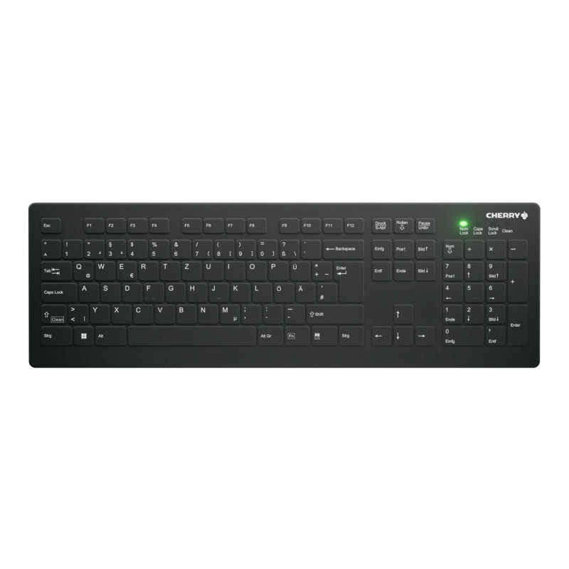 CHERRY AK-C8112 tastiera Medico RF Wireless QWERTZ Tedesco Nero