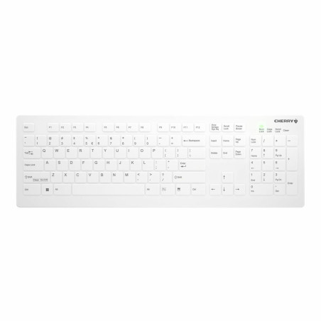 CHERRY AK-C8112 tastiera Medico RF Wireless QWERTY Inglese Bianco