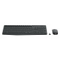 Logitech MK235 tastiera Mouse incluso Casa USB AZERTY Belga Grigio