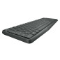 Logitech MK235 tastiera Mouse incluso Casa USB AZERTY Belga Grigio