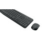 Logitech MK235 tastiera Mouse incluso Casa USB QWERTY US International Grigio