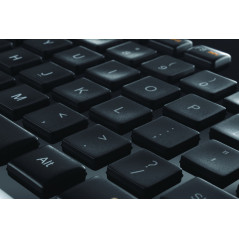 Logitech Wireless Solar Keyboard K750 tastiera Ufficio RF Wireless QWERTY Inglese UK Nero