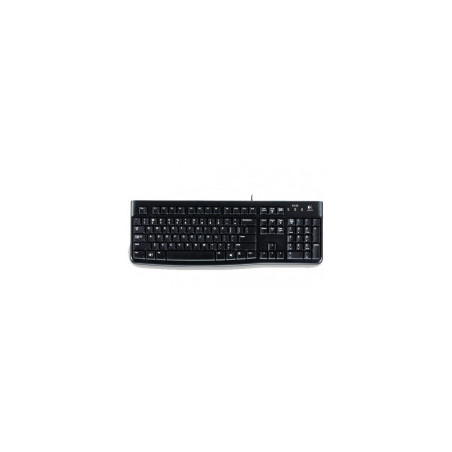 Logitech K120 Corded Keyboard tastiera Universale USB QWERTY Nordic Nero