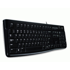 Logitech K120 Corded Keyboard tastiera Universale USB QWERTY Nordic Nero