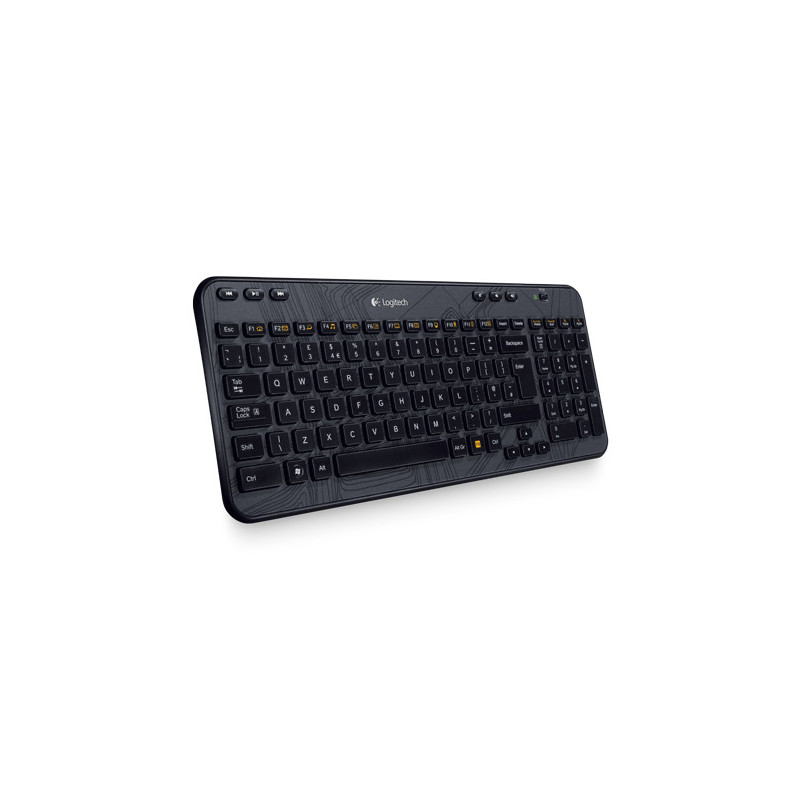 Logitech Wireless Keyboard K360 tastiera RF Wireless AZERTY Francese Nero