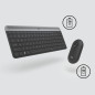 Logitech MK470 tastiera Mouse incluso Universale RF Wireless QWERTY US International Grafite