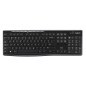 Logitech Wireless Keyboard K270 tastiera RF Wireless QWERTZ Tedesco Nero