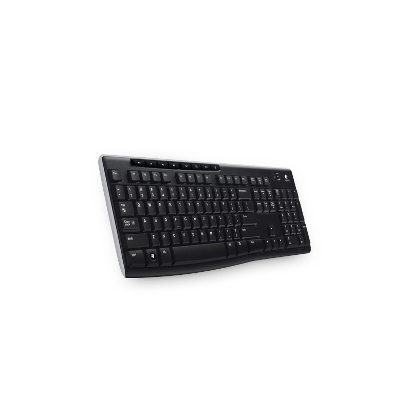 Logitech Wireless Keyboard K270 tastiera Casa RF Wireless AZERTY Francese Nero