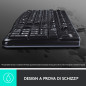 Logitech MK120 Combo Tastiera e Mouse con Filo per Windows, Mouse Ottico Cablato, Tastiera di Dimensioni Standard, USB