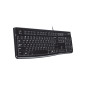 Logitech K120 Corded Keyboard tastiera Universale USB QWERTY Spagnolo Nero