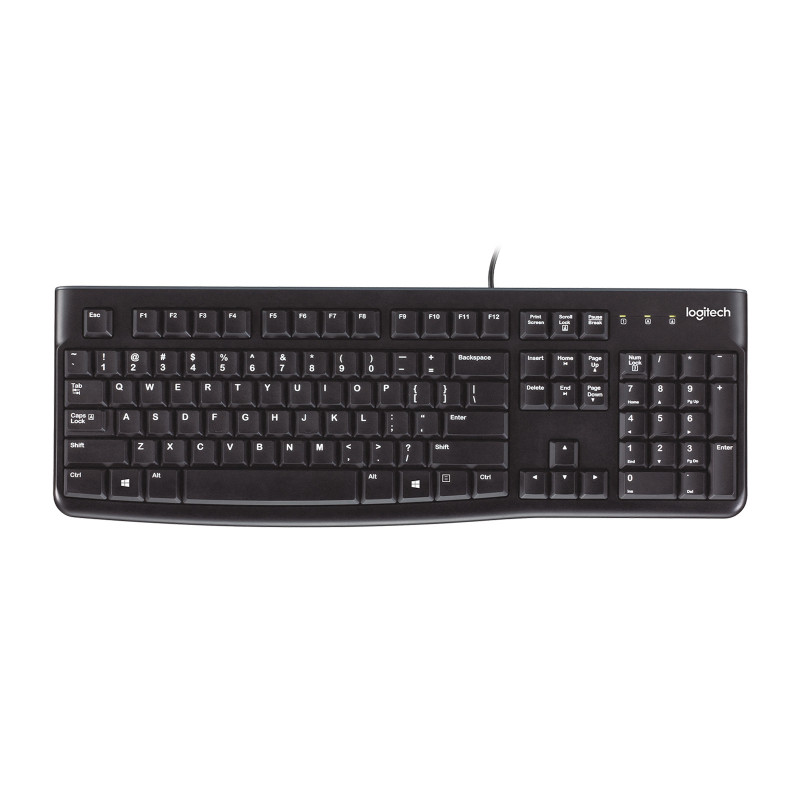 Logitech Keyboard K120 for Business tastiera Universale USB QWERTY Inglese Nero