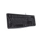 Logitech Keyboard K120 for Business tastiera Universale USB QWERTY Inglese Nero