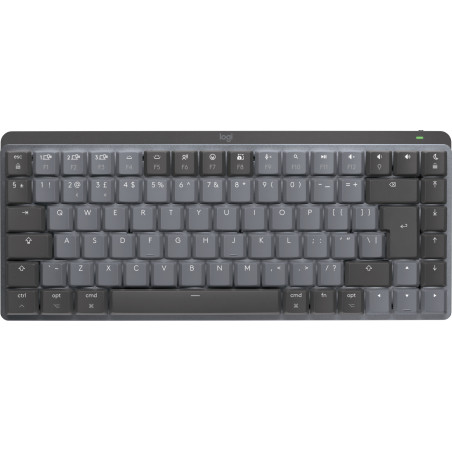 Logitech MX Mini Mechanical for Mac tastiera Ufficio Bluetooth QWERTY Inglese UK Grafite, Grigio