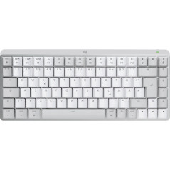 Logitech MX Mini Mechanical for Mac tastiera Ufficio Bluetooth QWERTZ Tedesco Grigio, Bianco