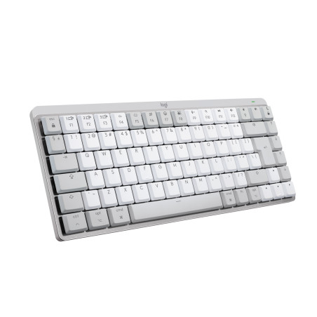 Logitech MX Mini Mechanical for Mac tastiera Ufficio Bluetooth QWERTY US International Grigio, Bianco