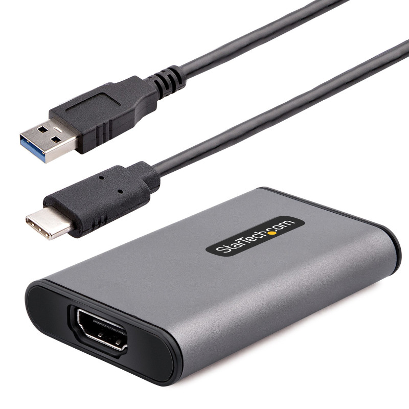 StarTech.com Scheda di Acquisizione Video USB HDMI, Adattatore Esterno USB-A/C 3.0 per Acquisizione Video HDMI 4K 30Hz, UVC,