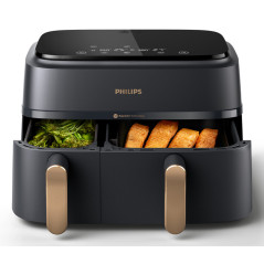 Philips 3000 series Airfryer con doppio cestello, friggitrice ad aria da 9.0L, 8 programmi, App per ricette NA352 00