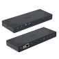 i-tec C31TRIPLE4KDOCKPDUK replicatore di porte e docking station per laptop Cablato USB 3.2 Gen 1 (3.1 Gen 1) Type-C Nero