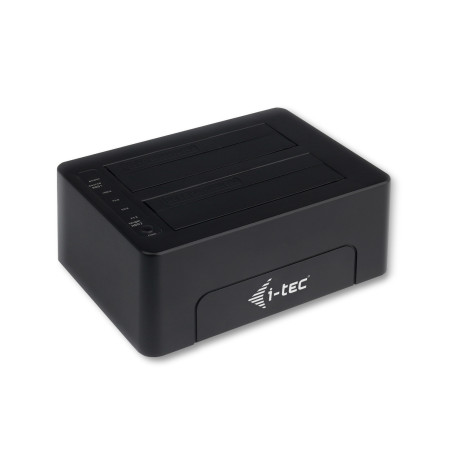 i-tec U3CLONEDOCK docking station per unità di archiviazione USB 3.2 Gen 1 (3.1 Gen 1) Type-B Nero