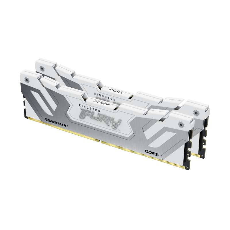 Kingston Technology FURY 48GB 8400MT/s DDR5 CL40 CUDIMM (Kit da 2) Renegade White XMP