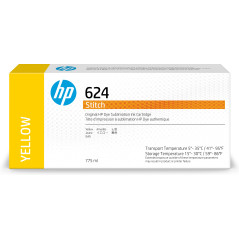 HP Cartuccia inchiostro 624 Stitch Dye Sublimation, giallo, da 775 ml