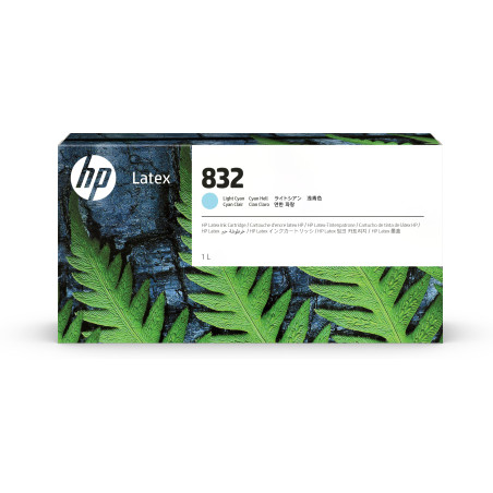 HP Cartuccia di inchiostro 832 Latex ciano chiaro da 1 l