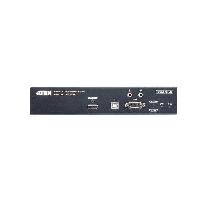 ATEN Trasmettitore KVM over IP a schermo singolo 4K HDMI con PoE