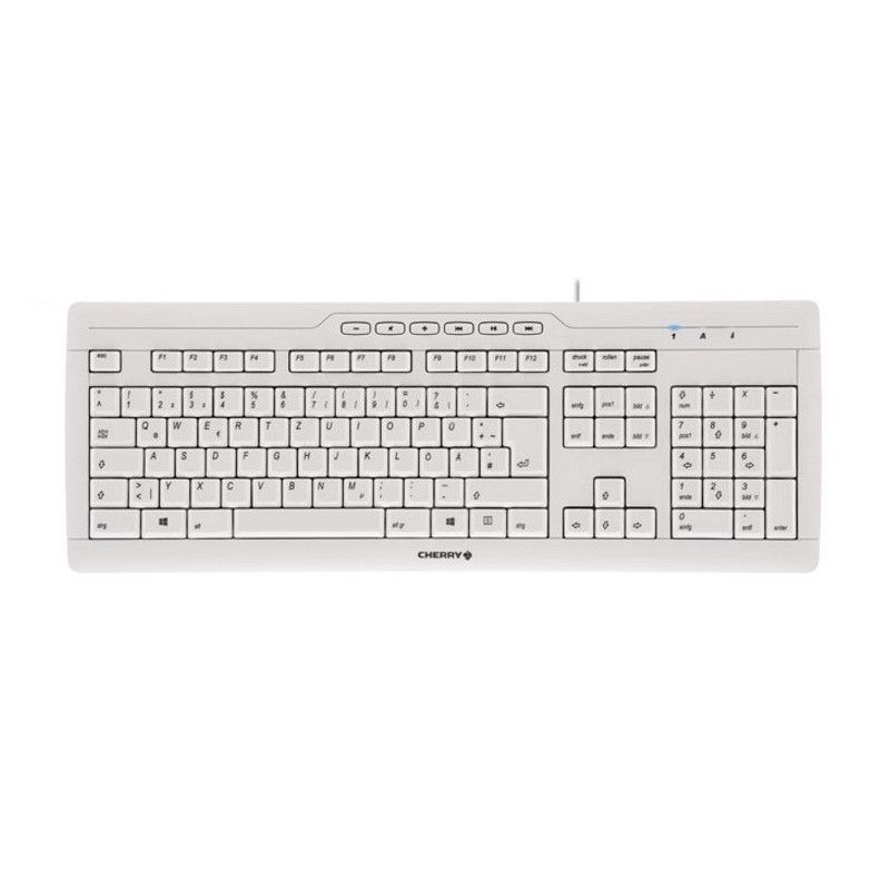 CHERRY STREAM 3.0 tastiera Ufficio USB QWERTY Italiano Grigio