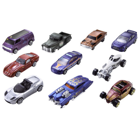 Hot Wheels 10 veicoli assortiti