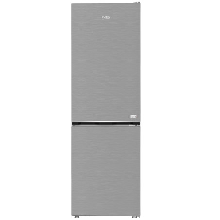 Beko Frigorifero Combi 1.80cm, Classe C, Total NF, Compressore ProSmart™Inverter, Metal Look, AeroFlow, HarvestFresh, 35 dBA