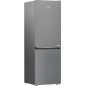 Beko Frigorifero Combi 1.80cm, Classe C, Total NF, Compressore ProSmart™Inverter, Metal Look, AeroFlow, HarvestFresh, 35 dBA