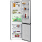 Beko Frigorifero Combi 1.80cm, Classe C, Total NF, Compressore ProSmart™Inverter, Metal Look, AeroFlow, HarvestFresh, 35 dBA