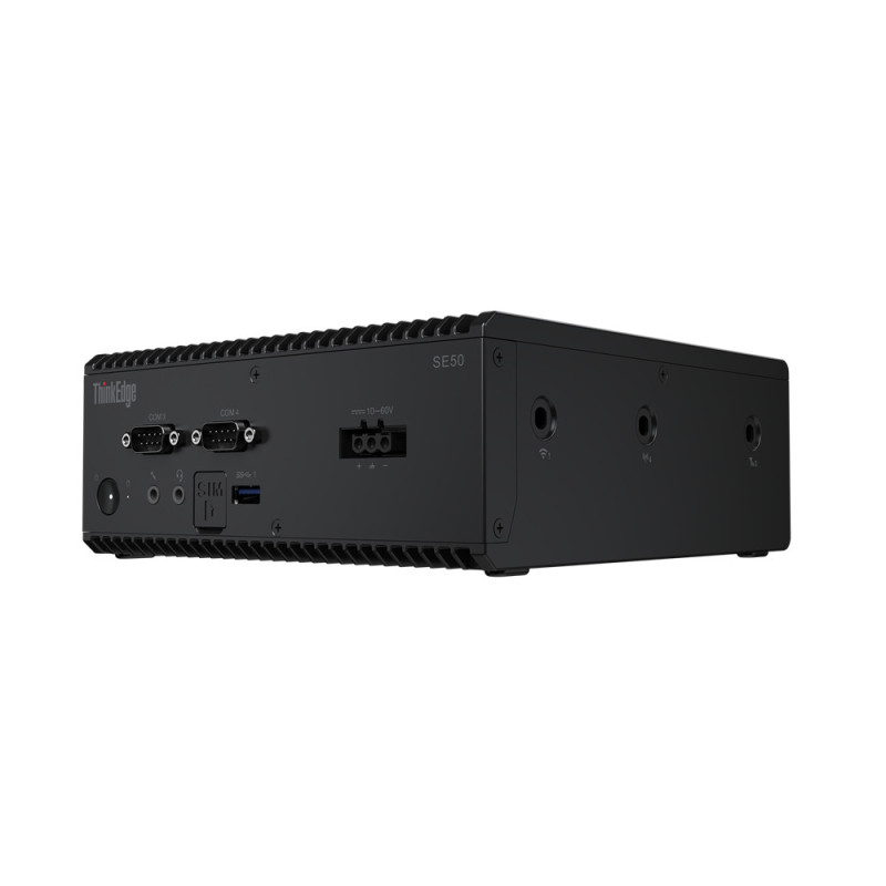 Lenovo ThinkEdge SE50 Intel® Core™ i7 i7-8665UE 16 GB DDR4-SDRAM 512 GB SSD Windows 10 IoT Enterprise Mini PC Nero