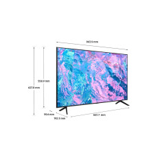 Samsung Series 7 TV UE43CU7170UXZT Crystal UHD 4K, Smart TV 43" Processore Crystal 4K, OTS Lite, Black 2023