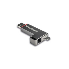 Verbatim Dual QuickStick unità flash USB 512 GB USB Type-A   USB Type-C 3.2 Gen 1 (3.1 Gen 1) Grigio