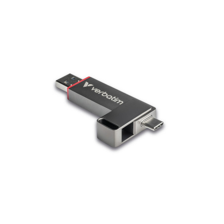 Verbatim Dual QuickStick unità flash USB 512 GB USB Type-A / USB Type-C 3.2 Gen 1 (3.1 Gen 1) Grigio