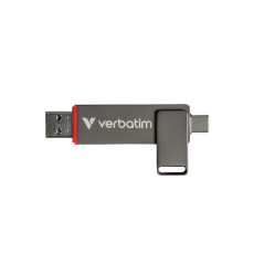 Verbatim Dual QuickStick unità flash USB 512 GB USB Type-A   USB Type-C 3.2 Gen 1 (3.1 Gen 1) Grigio