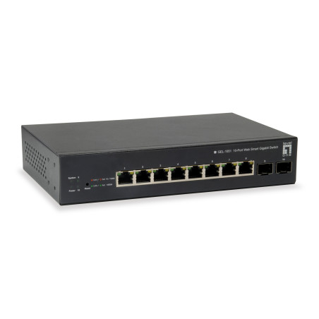 LevelOne GEP-1051 switch di rete Gestito L2/L3/L4 Gigabit Ethernet (10/100/1000) Supporto Power over Ethernet (PoE) Nero