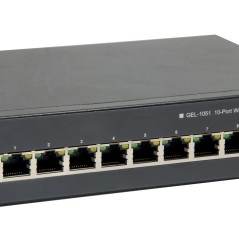 LevelOne GEP-1051 switch di rete Gestito L2 L3 L4 Gigabit Ethernet (10 100 1000) Supporto Power over Ethernet (PoE) Nero