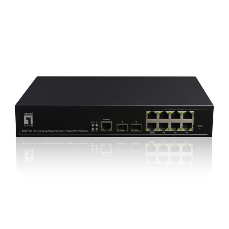 LevelOne GEP-1061 switch di rete Gestito L2 Gigabit Ethernet (10 100 1000) Supporto Power over Ethernet (PoE) Nero