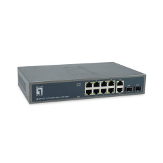 LevelOne GEP-1221 switch di rete Non gestito Gigabit Ethernet (10 100 1000) Supporto Power over Ethernet (PoE) Nero